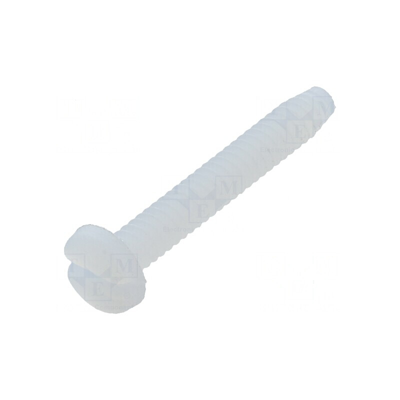 Şurub UNC 4-40x19,05 Cap Rotund Crestat Poliamidă | Electronic-mag.ro | Componente Electronice Şurub UNC 4-40x19,05 Cap Rotund Crestat Poliamidă | Electronic-mag.ro | Componente Electronice