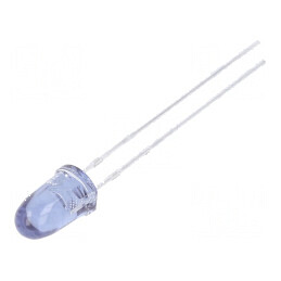 Emițător IR 5mm albastru 20° 940nm THT 100mA 150mW | Electronic-mag.ro | Componente Electronice