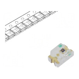 Emițător IR 0805 transparent SMD 940nm 65mA 120° | Electronic-mag.ro | Componente Electronice