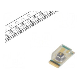 Emițător IR 0603 940nm SMD 0,2-0,6mW 140° 65mA Transparent | Electronic-mag.ro | Componente Electronice