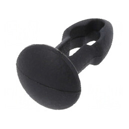 Diblu poliamidă 3,2mm x 4,8mm negru UL94V-2 | Electronic-mag.ro | Componente Electronice