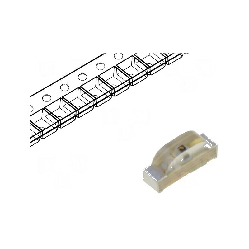 LED SMD 0802 portocalie 110-300mcd 2,1x1x0,6mm 120° 20mA | Electronic-mag.ro | Componente Electronice