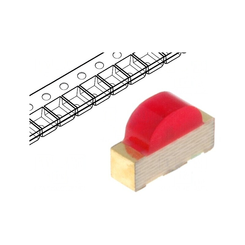 LED SMD 1104 roșu 3x2x1mm 120° 2÷2,5V 20mA | Electronic-mag.ro | Componente Electronice
