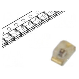 LED SMD 0402 roșie 120-220mcd 20mA 630nm 120° | Electronic-mag.ro | Componente Electronice
