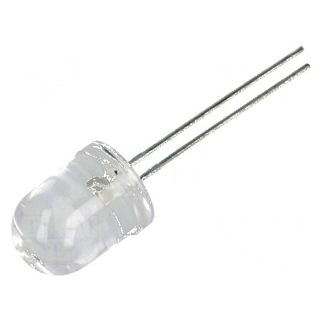 LED albastru 10mm convex 6500-8500mcd 30° | Electronic-mag.ro | Componente Electronice