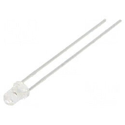 LED 3mm galben 2300mcd 35° convex 2 termeni | Electronic-mag.ro | Componente Electronice