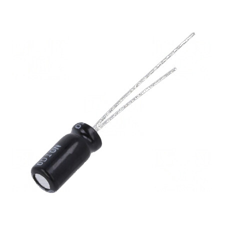 Condensator electrolitic low ESR THT 100uF 16V 5x11mm | Electronic-mag.ro | Componente Electronice