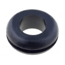 Manşon din gumă neagră Øorif.mont 12,7mm Øorif 9mm | Electronic-mag.ro | Componente Electronice