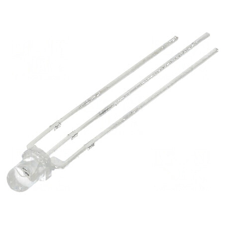 LED 3mm roșu/galben-verde 30° convex rotund | Electronic-mag.ro | Componente Electronice