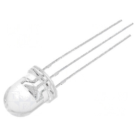 LED 8mm roșie/galbenă 30° convexă, Nr. term 3 | Electronic-mag.ro | Componente Electronice