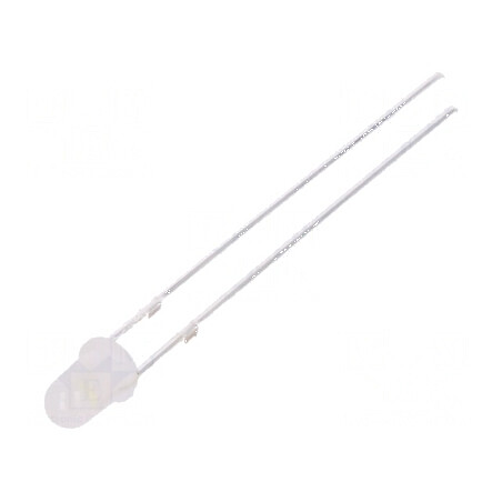 LED 3mm alb rece 1560-2180mcd 70° convex | Electronic-mag.ro | Componente Electronice