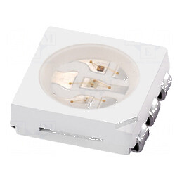 LED SMD 5050 RGB 5x5mm 680mcd Lumină Roșie | Electronic-mag.ro | Componente Electronice