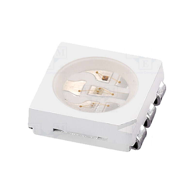 LED SMD 5050 RGB 5x5mm 680mcd Lumină Roșie | Electronic-mag.ro | Componente Electronice LED SMD 5050 RGB 5x5mm 680mcd Lumină Roșie | Electronic-mag.ro | Componente Electronice