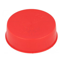 Obturator Corp roșu 76,5mm x 18,6mm LDPE SafeCAP | Electronic-mag.ro | Componente Electronice