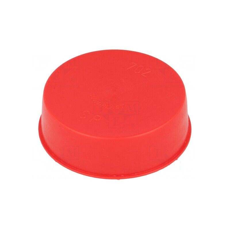 Obturator Corp roșu 76,5mm x 18,6mm LDPE SafeCAP | Electronic-mag.ro | Componente Electronice