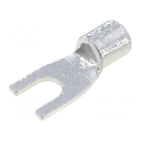 Furcă M4 4÷6mm2 crimpat pe cablu neizolat cositorit | Electronic-mag.ro | Componente Electronice