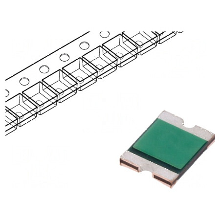 Siguranţă polimerică PTC 350mA Imax 100A 0ZCH 1210 | Electronic-mag.ro | Componente Electronice