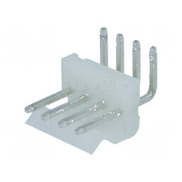 Conector cablu-placă soclu tată 3,96mm PIN 4 THT 250V 7A | Electronic-mag.ro | Componente Electronice