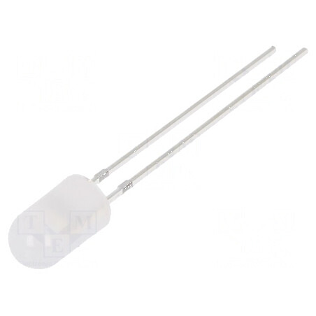 LED 5mm alb rece 750-1120mcd 30° convex | Electronic-mag.ro | Componente Electronice