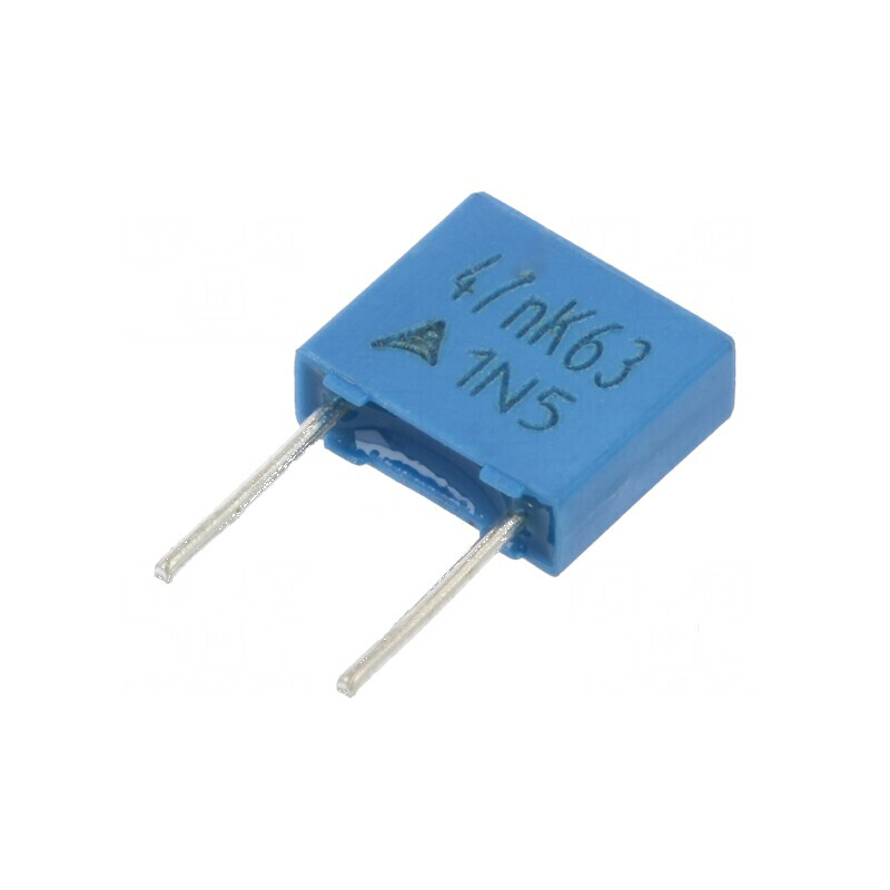 Condensator poliester 0,047uF 40VAC 63VDC 5mm ±10% THT | Electronic-mag.ro | Componente Electronice