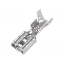 Terminal plat 4,8mm mamă 0,5mm pentru cablu 1,5÷2,5mm² crimpat | Electronic-mag.ro | Componente Electronice