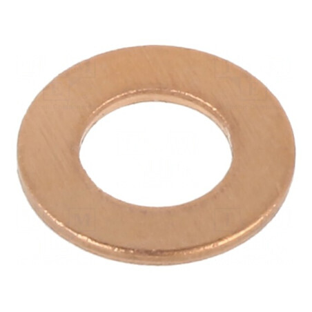 Şaibă rotundă M6 D12mm h1mm cupru DIN 7603A | Electronic-mag.ro | Componente Electronice