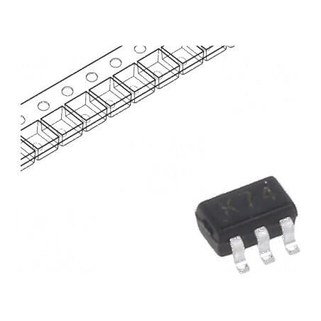 Diodă Schottky SMD 70V 70mA SOT363 5ns | Electronic-mag.ro | Componente Electronice