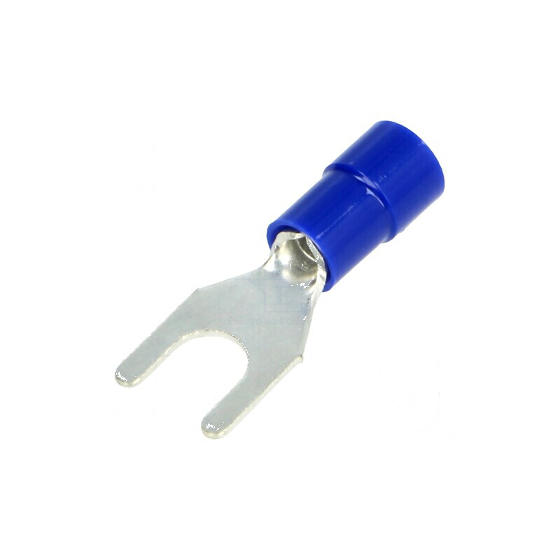 Furcă M5 Ø 5,2mm pentru cablu 1,5÷2,5mm2 izolată | Electronic-mag.ro | Componente Electronice Furcă M5 Ø 5,2mm pentru cablu 1,5÷2,5mm2 izolată | Electronic-mag.ro | Componente Electronice