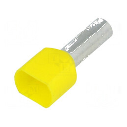Tub de capăt izolată dublă cupru 6mm2 14mm cositorit | Electronic-mag.ro | Componente Electronice
