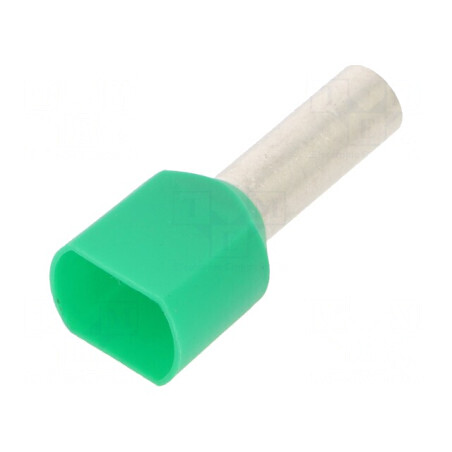Vârf tub de capăt izolată dublă cupru 6mm2 14mm cositorit | Electronic-mag.ro | Componente Electronice