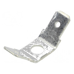 Terminal plat 6,3mm 0,8mm 2 x tată M4 neizolat dublă alamă | Electronic-mag.ro | Componente Electronice