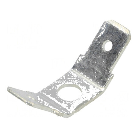 Terminal plat 6,3mm 0,8mm 2 x tată M4 neizolat dublă alamă | Electronic-mag.ro | Componente Electronice