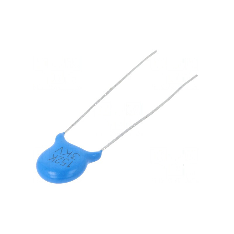Condensator ceramic 1,5nF 3kV Y5P ±10% THT 7,5mm | Electronic-mag.ro | Componente Electronice