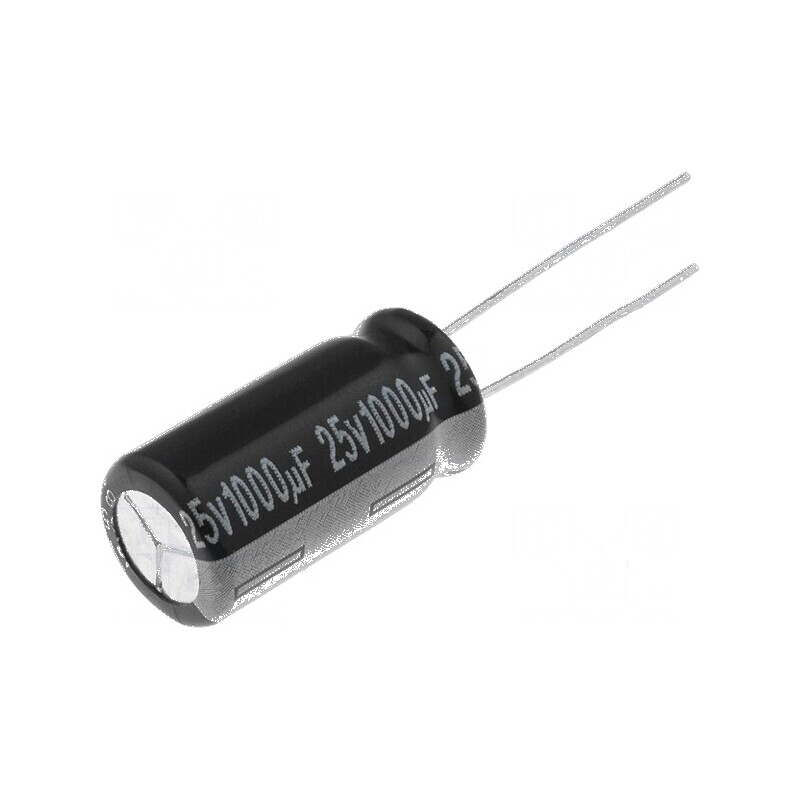 Condensator electrolitic THT 1000uF 25V Ø10x20mm ±10% | Electronic-mag.ro | Componente Electronice Condensator electrolitic THT 1000uF 25V Ø10x20mm ±10% | Electronic-mag.ro | Componente Electronice