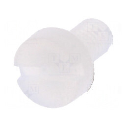 Şurub M3x6 cu cap rotund crestat din poliamidă | Electronic-mag.ro | Componente Electronice