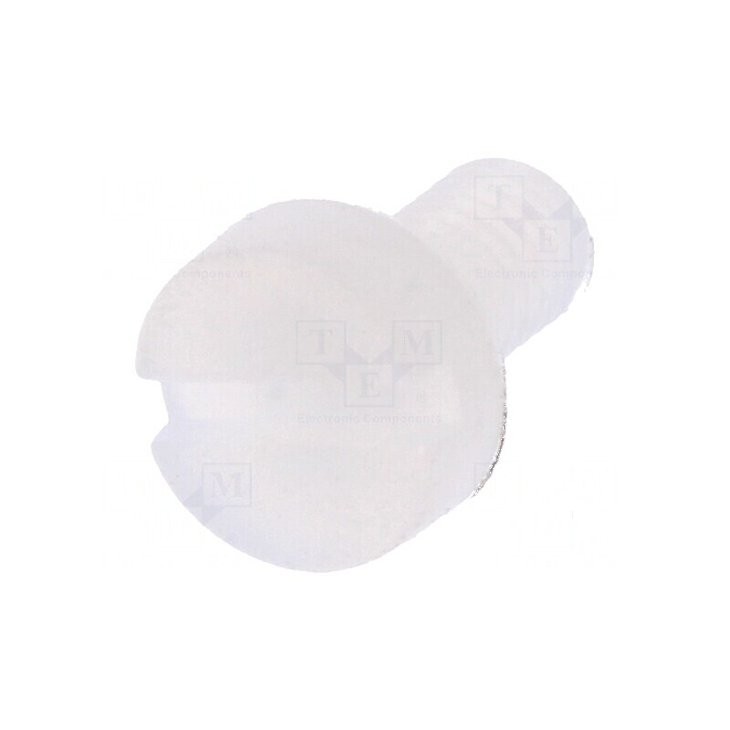 Şurub M3x6 cu cap rotund crestat din poliamidă | Electronic-mag.ro | Componente Electronice