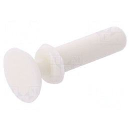 Diblu poliamidă alb 10mm pentru montaj 3,6mm | Electronic-mag.ro | Componente Electronice