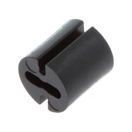 Bucșă distanțare LED 4,8mm neagră 5mm | Electronic-mag.ro | Componente Electronice