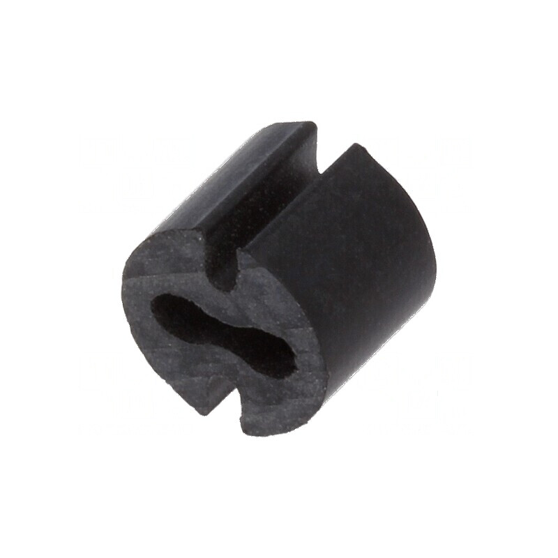 Bucșă distanțare LED 4,8mm neagră | Electronic-mag.ro | Componente Electronice