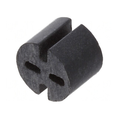 Bucșă de distanțare LED 5,1mm neagră 4mm | Electronic-mag.ro | Componente Electronice