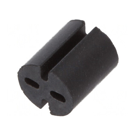 Bucșă de distanțare LED 5,1mm neagră | Electronic-mag.ro | Componente Electronice