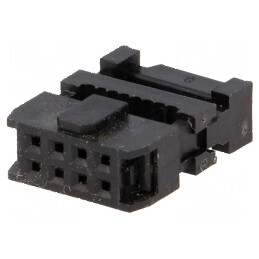 Conector IDC mufă mamă 8 pini pentru presare cablu | Electronic-mag.ro | Componente Electronice
