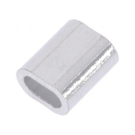 Inel de prindere din aluminiu pentru cabluri Ø3mm L11mm | Electronic-mag.ro | Componente Electronice