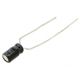 Condensator electrolitic THT 22uF 16VDC Ø4x7mm 5mm Raster | Electronic-mag.ro | Componente Electronice