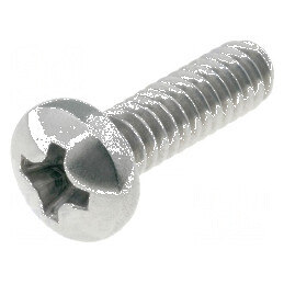 Şurub UNC 6-32 x 12,7 mm cu cap rotund Phillips PH2 | Electronic-mag.ro | Componente Electronice