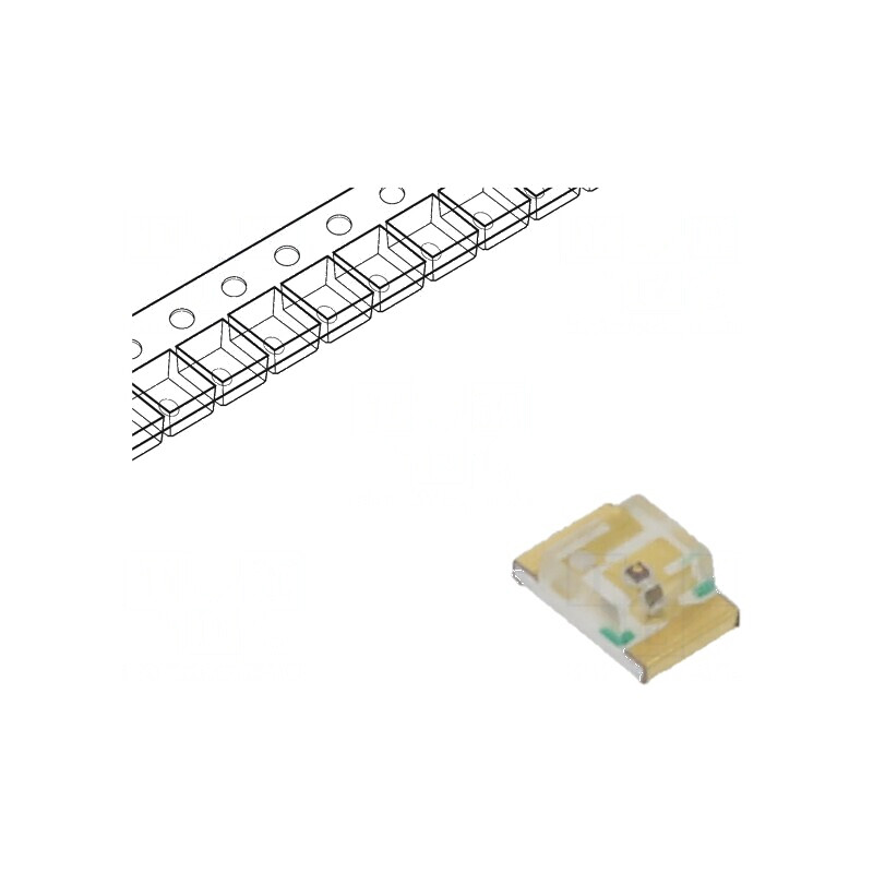 LED SMD 0805 verde 20-50mcd 140° 20mA λd: 570nm | Electronic-mag.ro | Componente Electronice