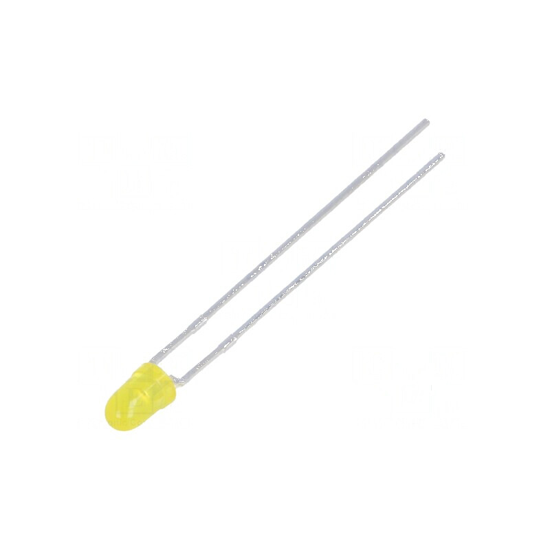 LED galben 3mm 70÷150mcd 40° convex 2÷2,5VDC | Electronic-mag.ro | Componente Electronice LED galben 3mm 70÷150mcd 40° convex 2÷2,5VDC | Electronic-mag.ro | Componente Electronice