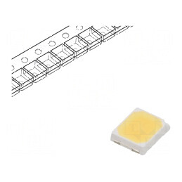 LED alb 120° 120mA 44-50lm 3,5x2,8x0,7mm CRI 90 | Electronic-mag.ro | Componente Electronice