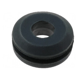 Manșon din gumă neagră Øorif.mont 9,5mm Øorif 6,2mm | Electronic-mag.ro | Componente Electronice