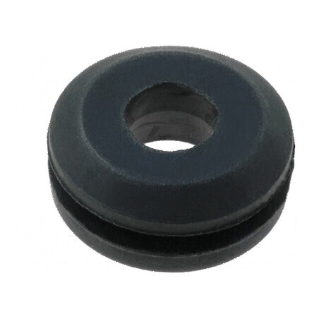 Manșon din gumă neagră Øorif.mont 9,5mm Øorif 6,2mm | Electronic-mag.ro | Componente Electronice